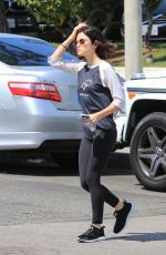 LUCY HALE Out for Coffee in Los Angeles 07/17/2018