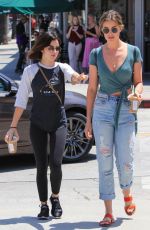 LUCY HALE Out for Coffee in Los Angeles 07/17/2018