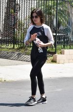LUCY HALE Out for Ice Coffees in Studio City 07/17/2018