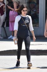 LUCY HALE Out for Ice Coffees in Studio City 07/17/2018