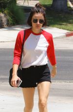 LUCY HALE Out for Lunch at Aroma Coffee and Tea in Studio City 07/26/2018