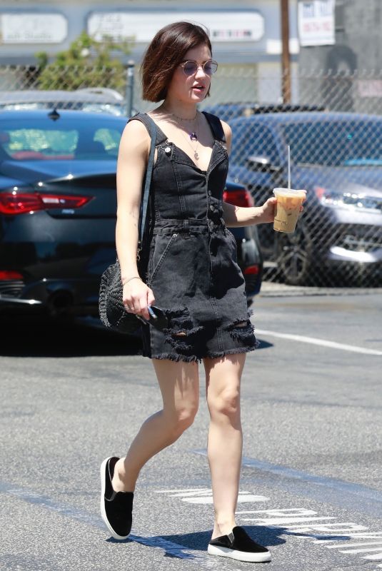 LUCY HALE Out for Lunch in Studio City 07/22/2018