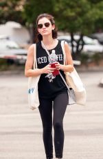LUCY HALE Out in Los Angeles 07/10/2018