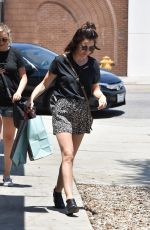 LUCY HALE Shopping at Paper Source in Los Angeles 07/19/2018