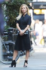 LUCY LIU on the Set of Elementary in New York 07/13/2018
