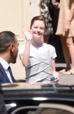 MACKENZIE FOY Leaves Chanel Fashion Show in Paris 07/03/2018