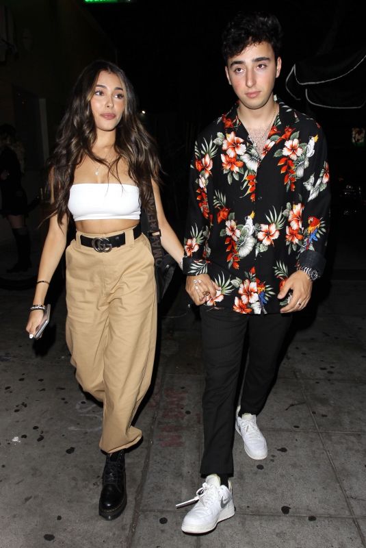 MADISON BEER and Zack Bia Leaves Delilah in West Hollywood 07/11/2018