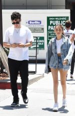 MADISON BEER and Zack Bia Out for Lunch in Beverly Hills 07/19/2018