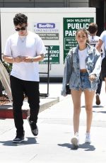 MADISON BEER and Zack Bia Out for Lunch in Beverly Hills 07/19/2018