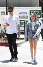 MADISON BEER and Zack Bia Out for Lunch in Beverly Hills 07/19/2018