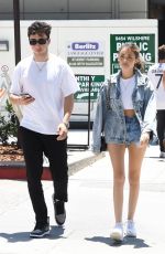 MADISON BEER and Zack Bia Out for Lunch in Beverly Hills 07/19/2018