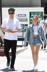 MADISON BEER and Zack Bia Out for Lunch in Beverly Hills 07/19/2018