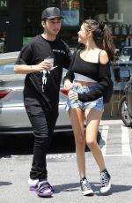 MADISON BEER and Zack Bia Out in Los Angeles 06/30/2018