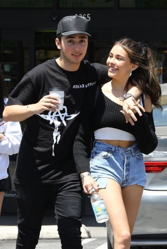MADISON BEER and Zack Bia Out in Los Angeles 06/30/2018