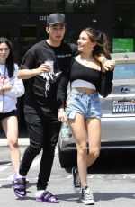 MADISON BEER and Zack Bia Out in Los Angeles 06/30/2018