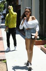 MADISON BEER Leaves Alfred Coffee in Los Angeles 07/03/2018