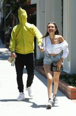 MADISON BEER Leaves Alfred Coffee in Los Angeles 07/03/2018