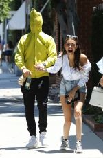 MADISON BEER Leaves Alfred Coffee in Los Angeles 07/03/2018