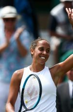 MADISON KEYS at Wimbledon Tennis Championships in London 07/04/2018