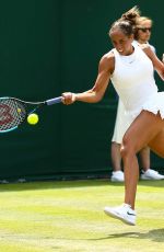 MADISON KEYS at Wimbledon Tennis Championships in London 07/04/2018