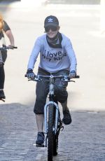 MADONNA Out on Her Bike in London 07/11/2018