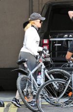 MADONNA Out on Her Bike in London 07/11/2018