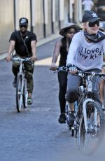 MADONNA Out on Her Bike in London 07/11/2018