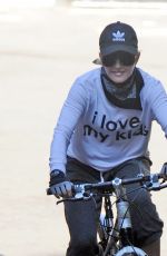 MADONNA Out on Her Bike in London 07/11/2018