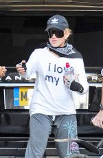 MADONNA Out on Her Bike in London 07/11/2018