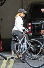 MADONNA Out on Her Bike in London 07/11/2018