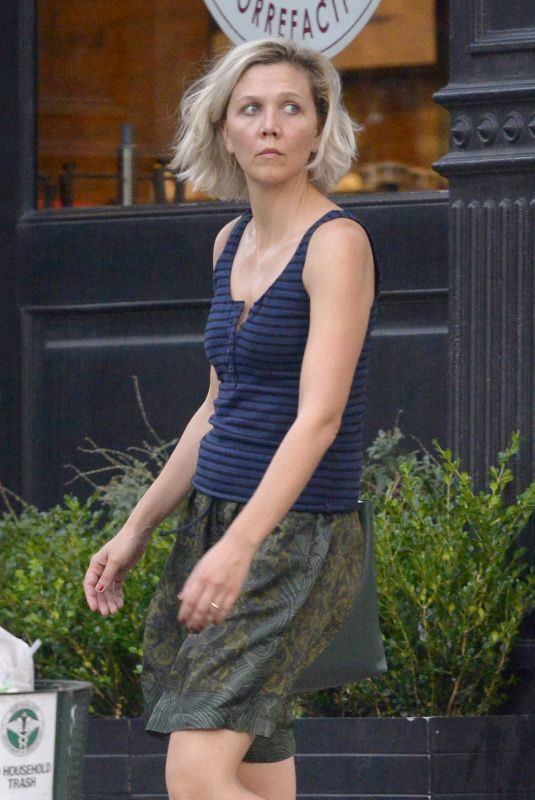 MAGGIE GYLLENHAAL Out and About in New York 07/20/2018