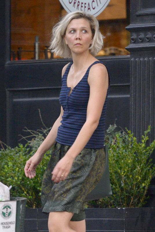 MAGGIE GYLLENHAAL Out and About in New York 07/20/2018