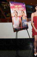 MAIA MITCHELL at Never Goin’ Back Screening in Hollywood 07/25/2018
