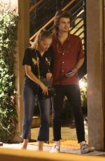 MAIKA MONROE and Joe Keery Out in Los Angeles 07/19/2018