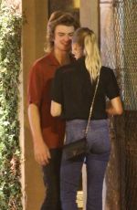 MAIKA MONROE and Joe Keery Out in Los Angeles 07/19/2018