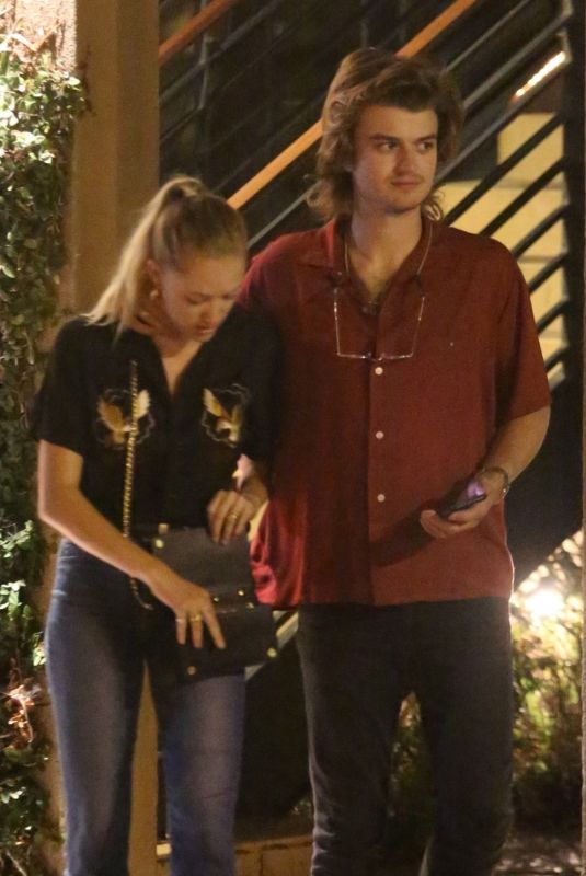 MAIKA MONROE and Joe Keery Out in Los Angeles 07/19/2018