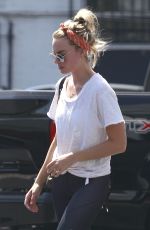 MARGOT ROBBIE Arrives at a Gym in Los Angeles 07/25/2018