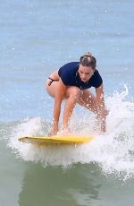 MARGOT ROBBIE in Bikini Bottom Surfing in Costa Rica 07/20/2018
