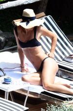 MARIA SHARAPOVA in Bikini at a Pool in Positano 07/22/2018