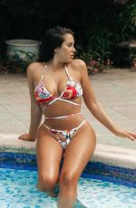 MARNIE SIMPSON in Bikini at a Pool in Marbella 07/10/2018