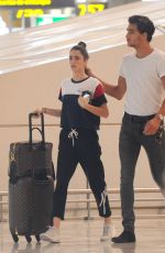MARTINA STOESSEL and Pepe Barros at Airport in Madrid 07/04/2018