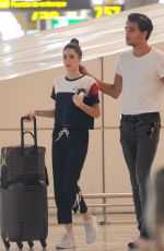 MARTINA STOESSEL and Pepe Barros at Airport in Madrid 07/04/2018
