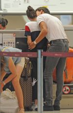 MARTINA STOESSEL and Pepe Barros at Airport in Madrid 07/04/2018