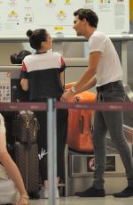 MARTINA STOESSEL and Pepe Barros at Airport in Madrid 07/04/2018