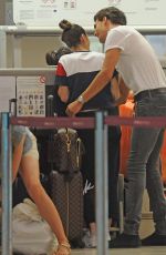 MARTINA STOESSEL and Pepe Barros at Airport in Madrid 07/04/2018