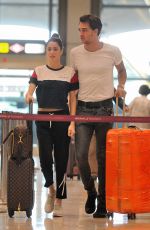 MARTINA STOESSEL and Pepe Barros at Airport in Madrid 07/04/2018