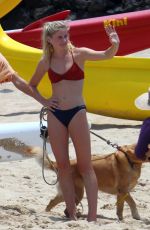MASON and CAMILLE GRAMMER in Bikinis on the Beach in Hawaii 07/04/2018
