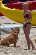 MASON and CAMILLE GRAMMER in Bikinis on the Beach in Hawaii 07/04/2018