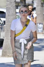 MEG DONNELLY Out for Lunch in Los Angeles 07/24/2018