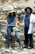 MEGAN FOX on the Set of Mysteries and Myths with Megan Fox in Canakkale 07/02/2018